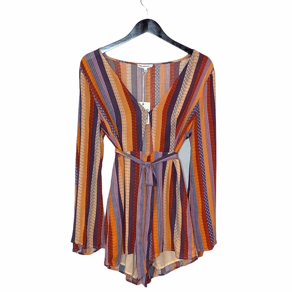 Fika the Brand striped romper Size Medium